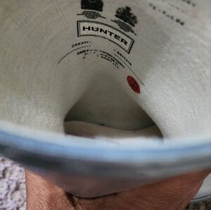 Silver glitter Toddler size 8 Hunter Rain Boots